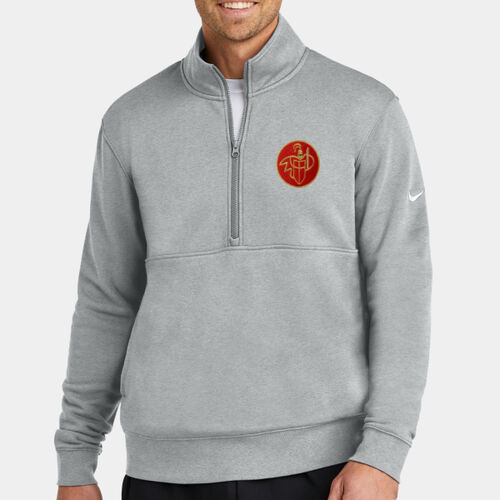 Club Fleece Sleeve Swoosh 1/2 Zip Thumbnail
