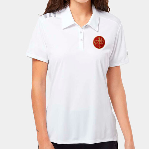 Women's 3-Stripes Shoulder Polo Thumbnail